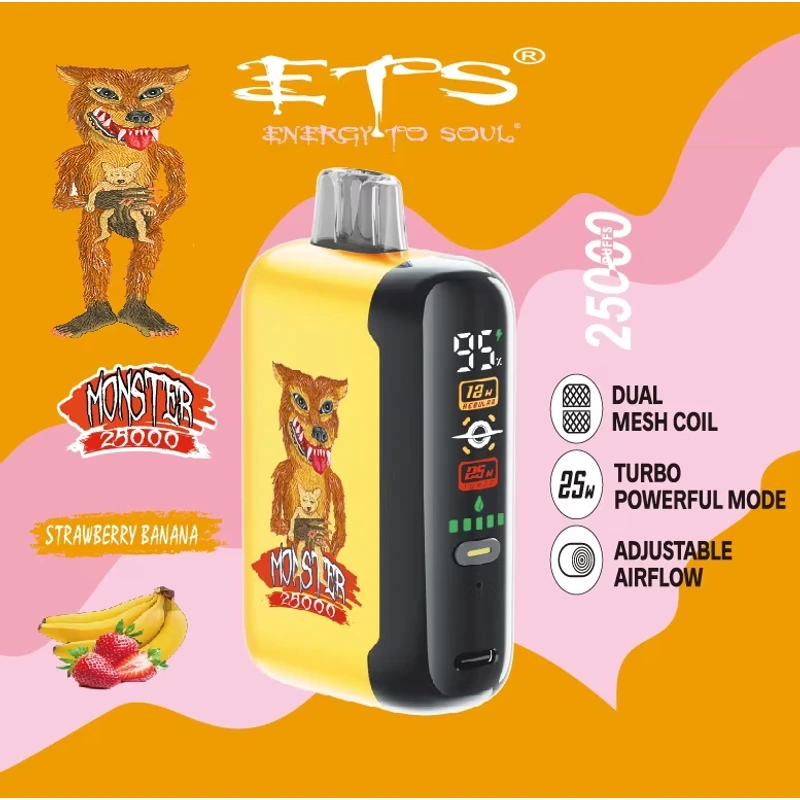 ETS Monster 25K 2% 28ml STRAWBERRY BANANA