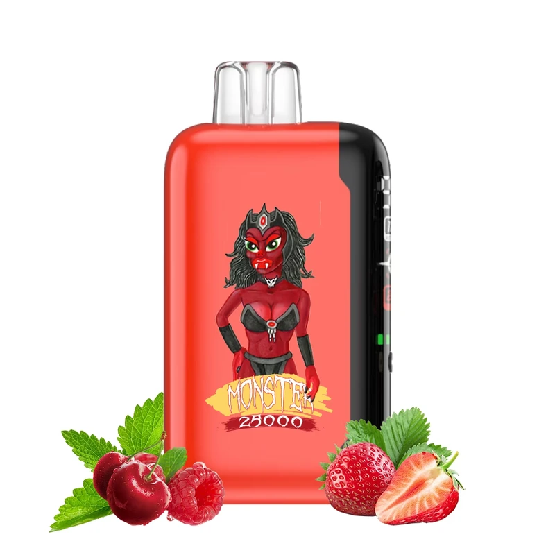 ETS Monster 25K 2% 28ml STRAWBERRY RASPBERRY CHERRY
