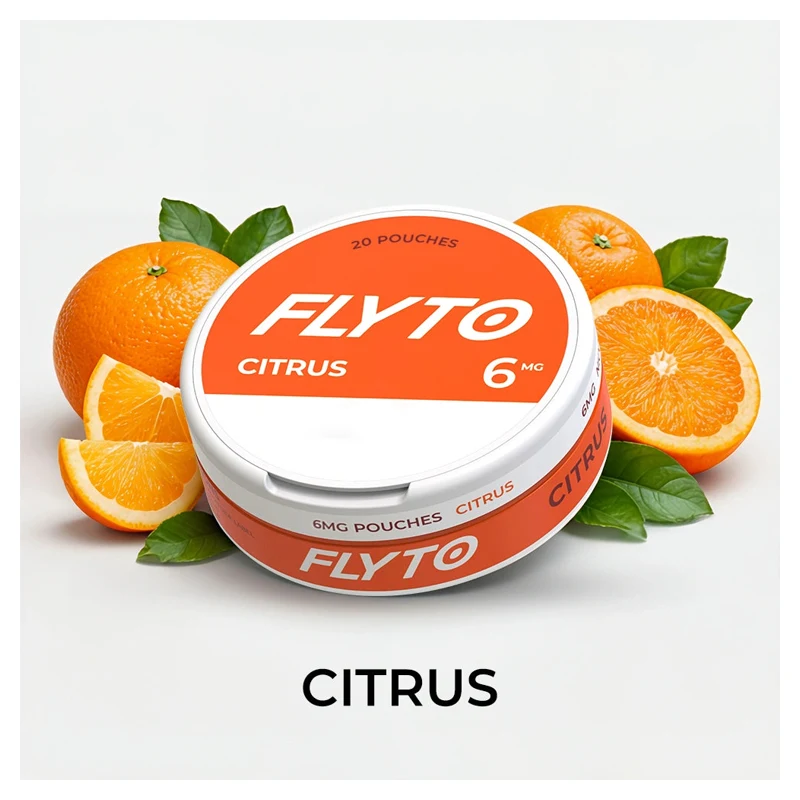 FLYTO Nicotine Pouches 6mg CITRUS