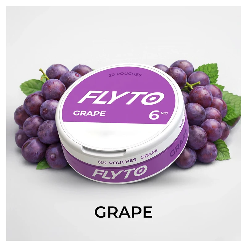 FLYTO Nicotine Pouches 6mg GRAPE