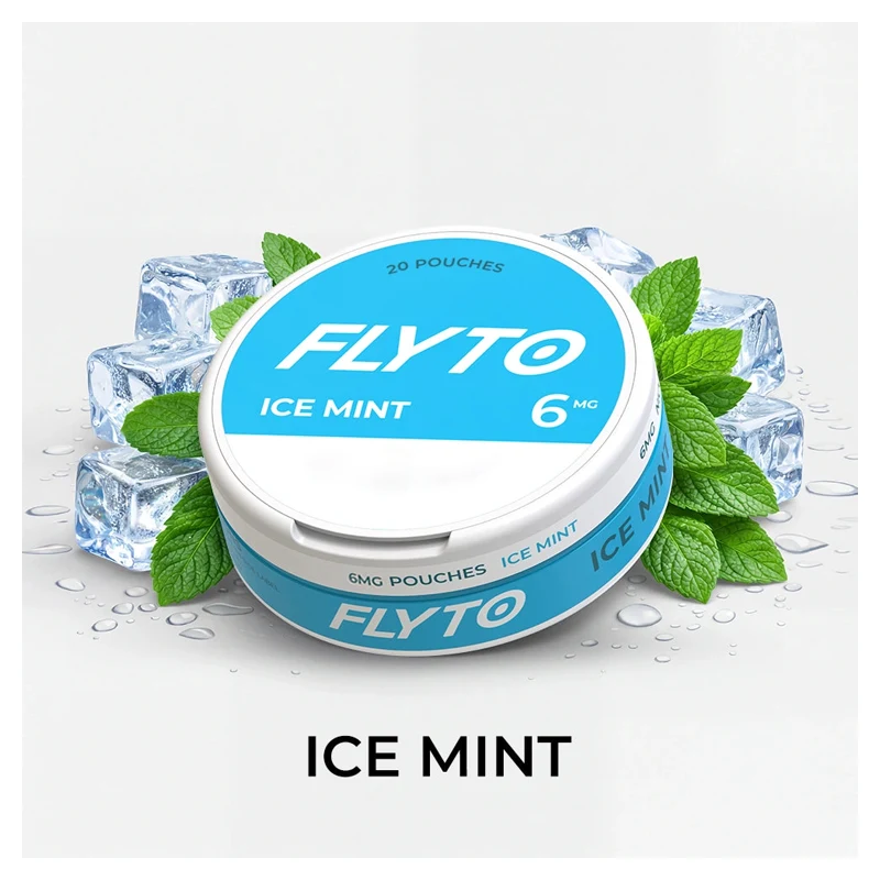 FLYTO Nicotine Pouches 6mg ICE MINT