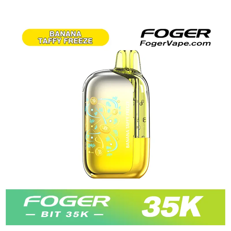 FOGER BIT 35K Disposable Vape 5% BANANA TAFFEY FREEZE