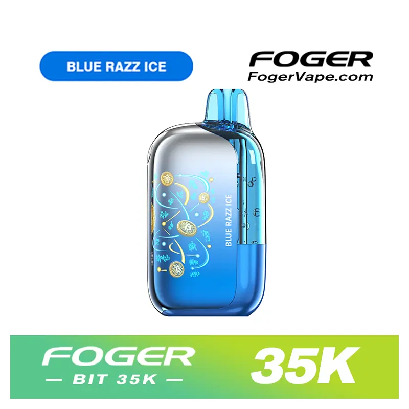 FOGER BIT 35K Disposable Vape 5% BLUE RAZZ ICE
