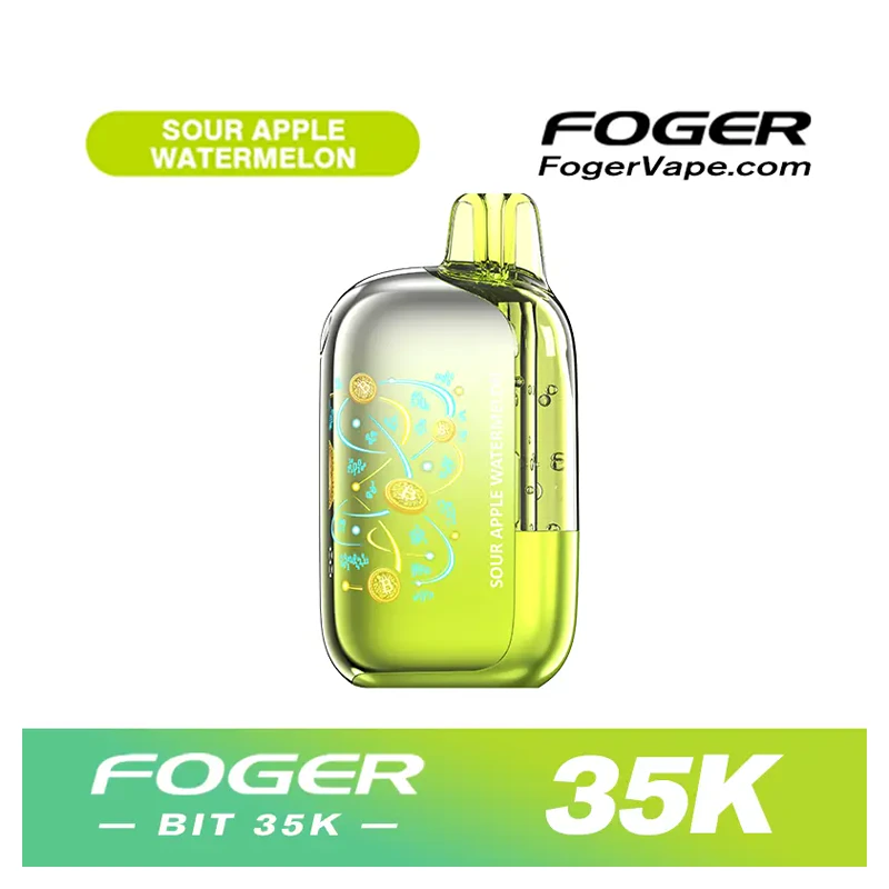 FOGER BIT 35K Disposable Vape 5% SOUR APPLE WATERMELON