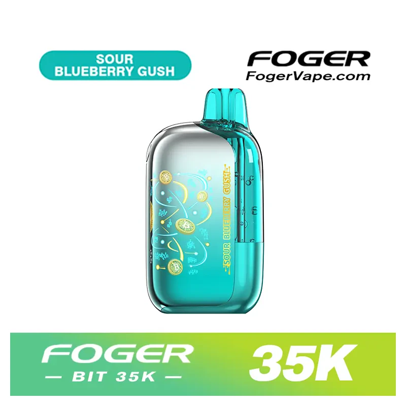 FOGER BIT 35K Disposable Vape 5% SOUR BLUEBERRY GUSH