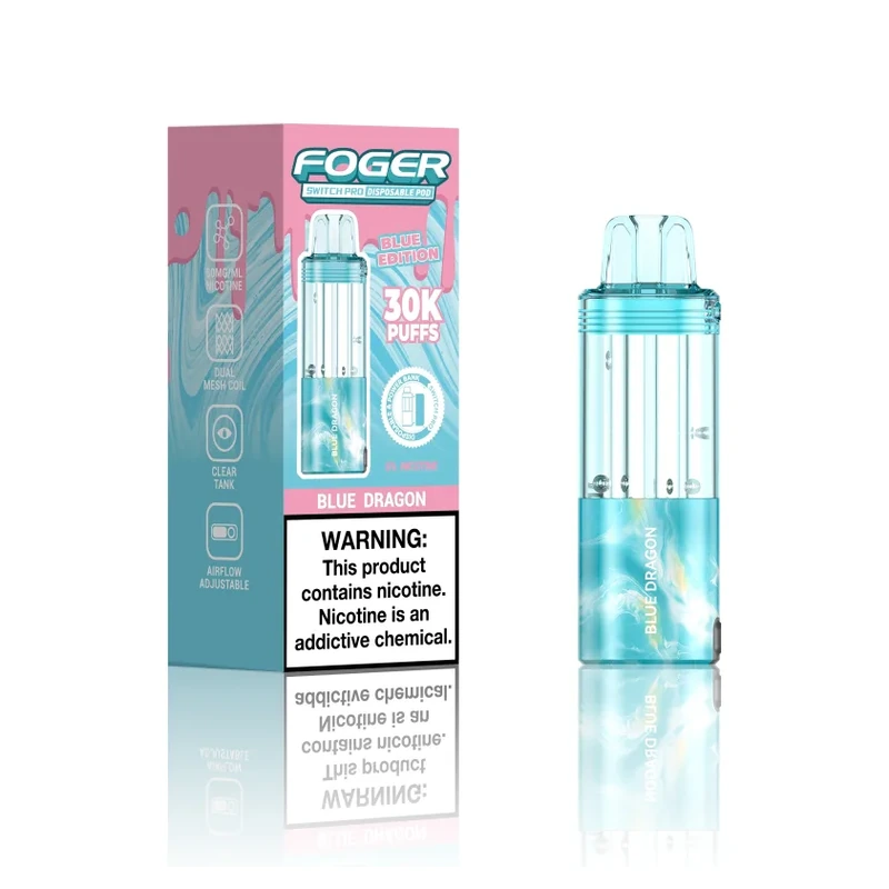 FOGER Switch Pro 30K Replacement Pod 5% 19ml BLUE DRAGON