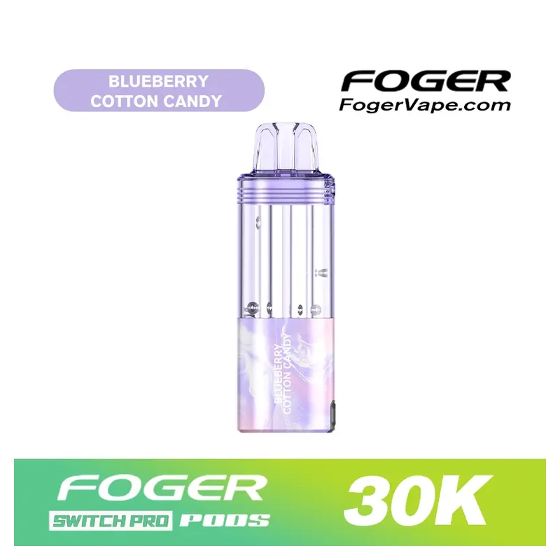 FOGER Switch Pro 30K Replacement Pod 5% 19ml BLUEBERRY COTTON CANDY