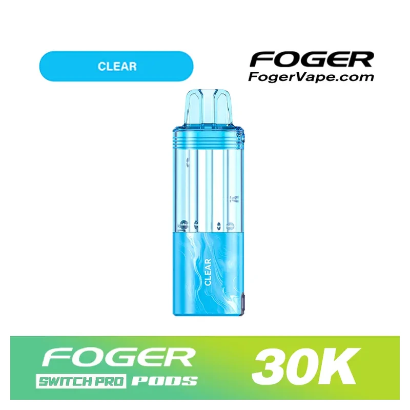 FOGER Switch Pro 30K Replacement Pod 5% 19ml CLEAR