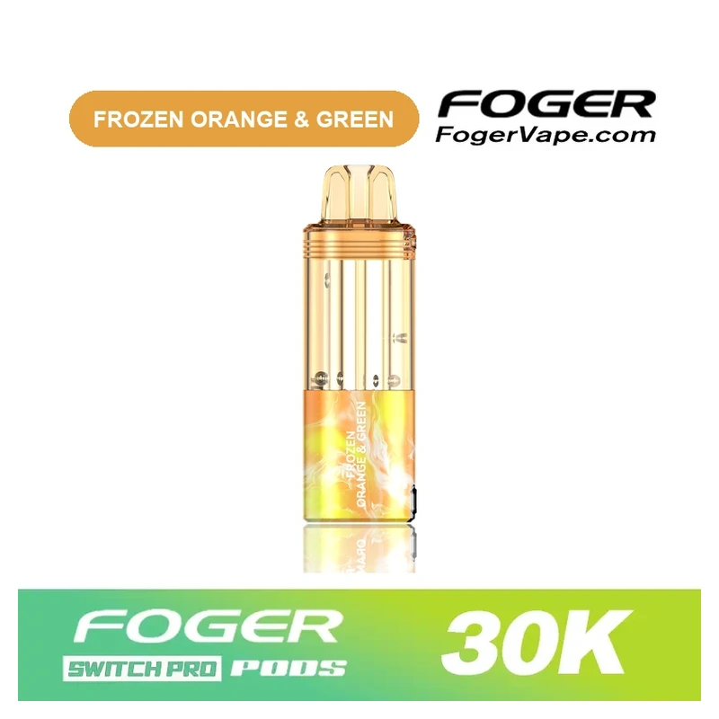 FOGER Switch Pro 30K Replacement Pod 5% 19ml FROZEN ORANGE & GREEN