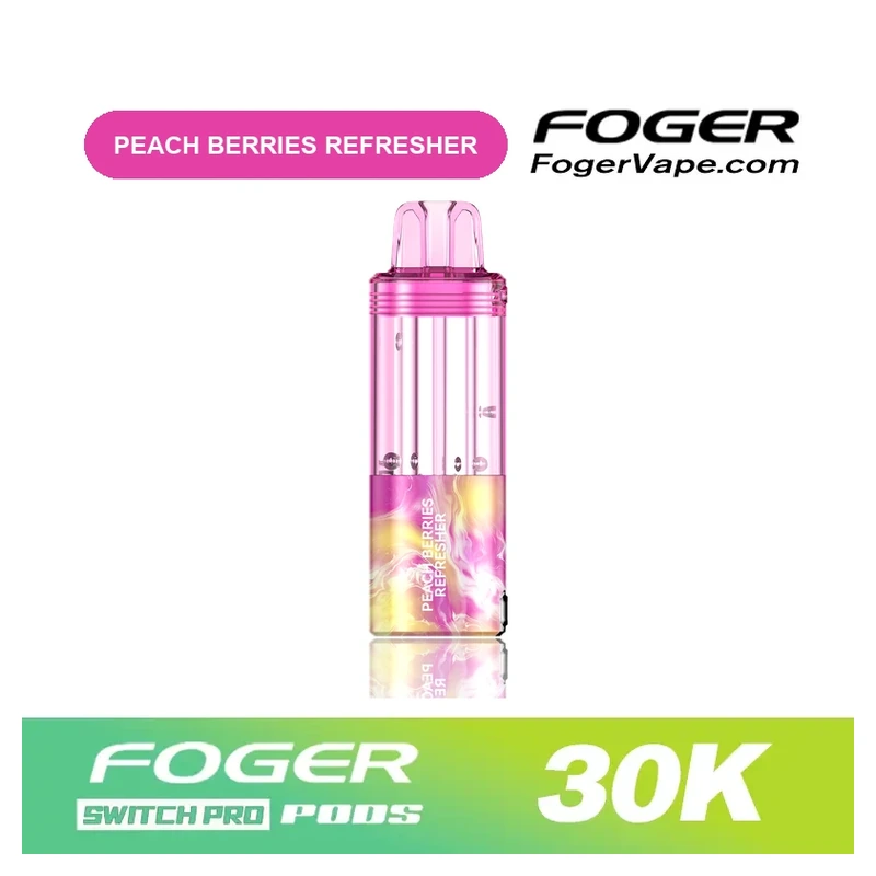 FOGER Switch Pro 30K Replacement Pod 5% 19ml PEACH BERRIES REFRESHER