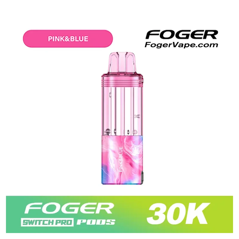 FOGER Switch Pro 30K Replacement Pod 5% 19ml PINK & BLUE