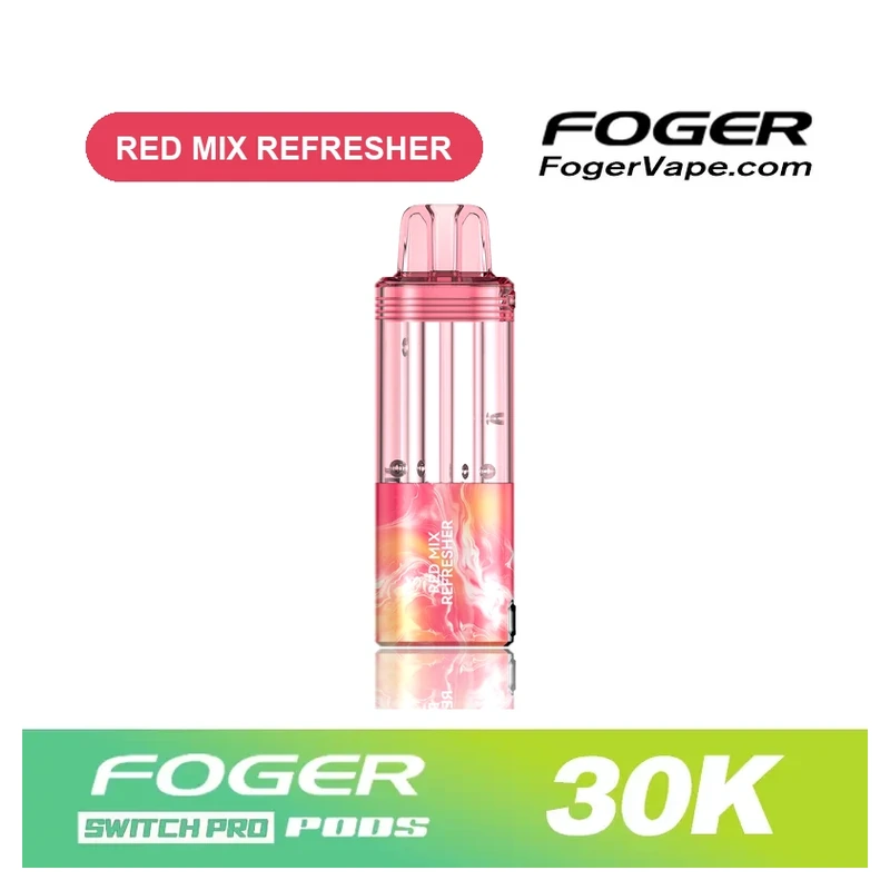 FOGER Switch Pro 30K Replacement Pod 5% 19ml RED MIX REFRESHER