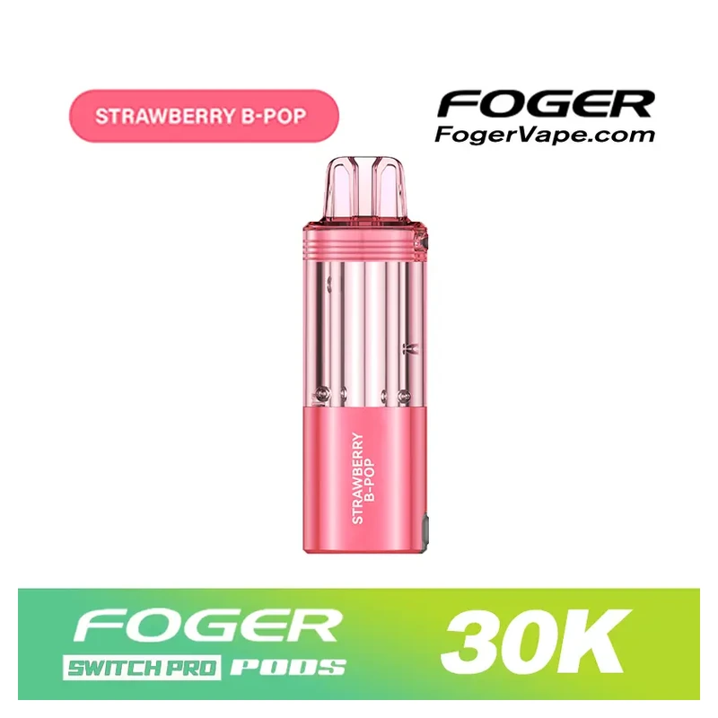 FOGER Switch Pro 30K Replacement Pod 5% 19ml STRAWBERRY B-POP