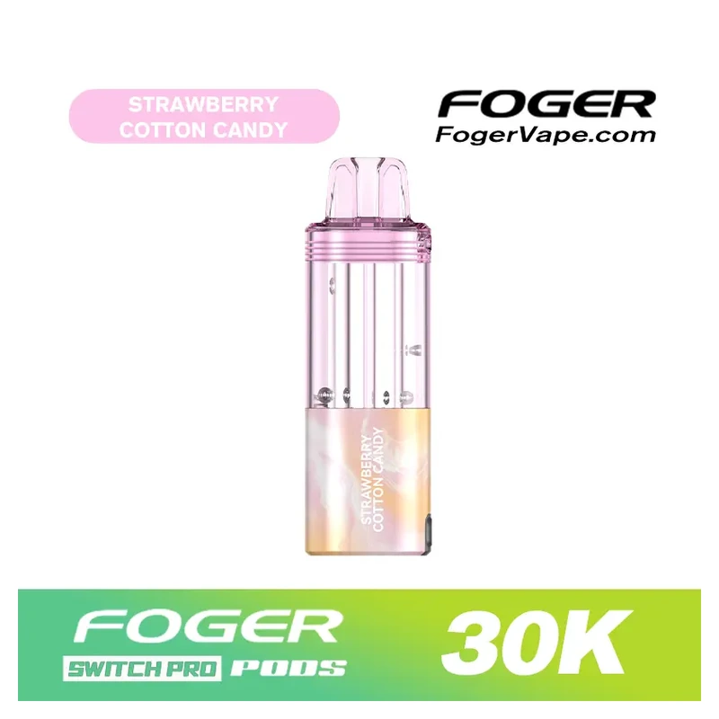 FOGER Switch Pro 30K Replacement Pod 5% 19ml STRAWBERRY COTTON CANDY