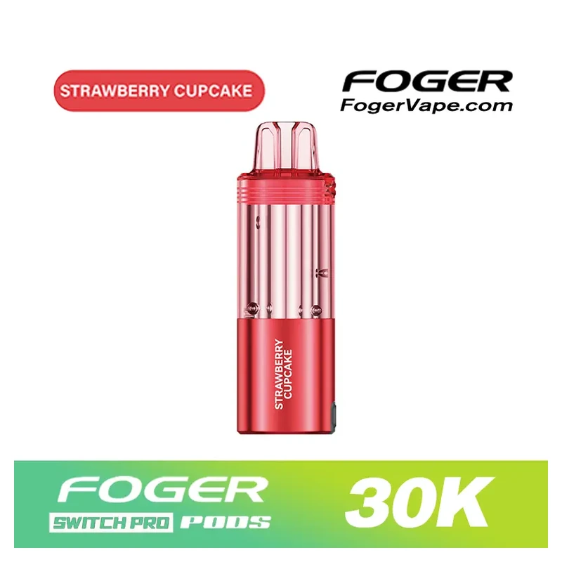 FOGER Switch Pro 30K Replacement Pod 5% 19ml STRAWBERRY CUPCAKE