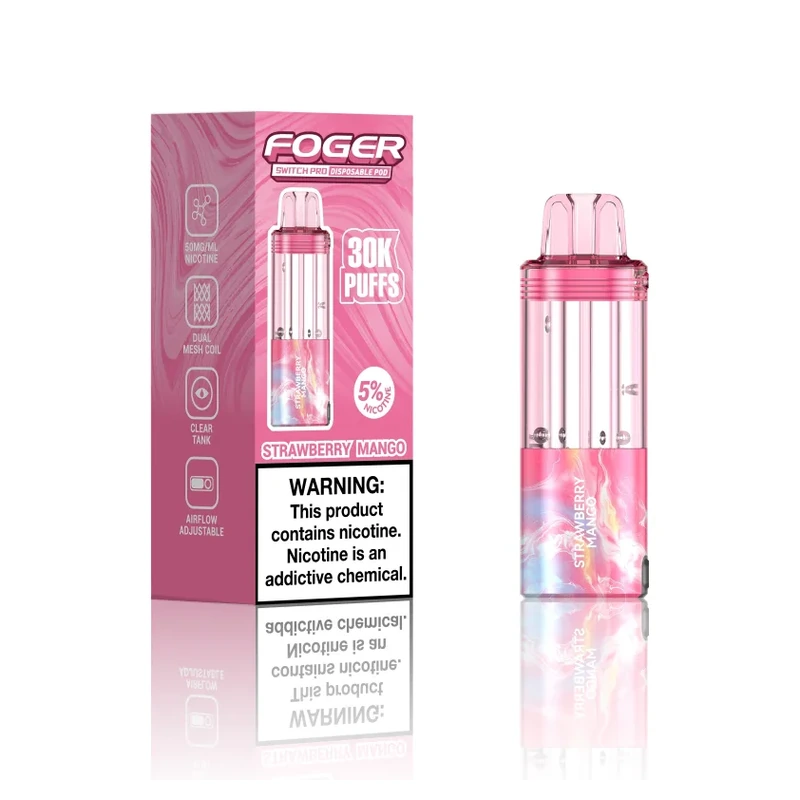 FOGER Switch Pro 30K Replacement Pod 5% 19ml STRAWBERRY MANGO