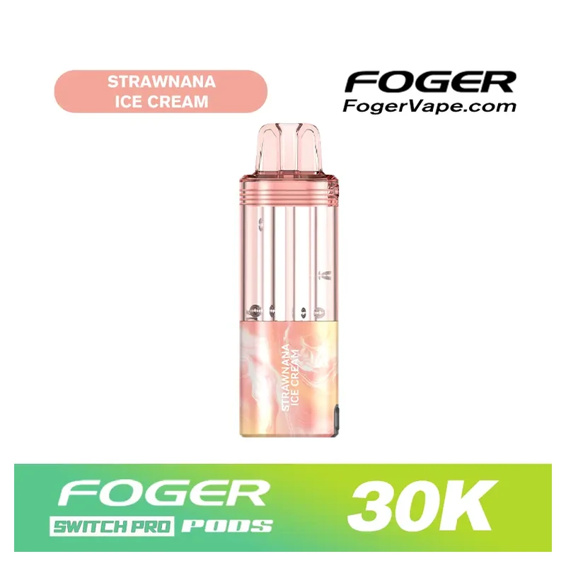 FOGER Switch Pro 30K Replacement Pod 5% 19ml STRAWNANA ICE CREAM