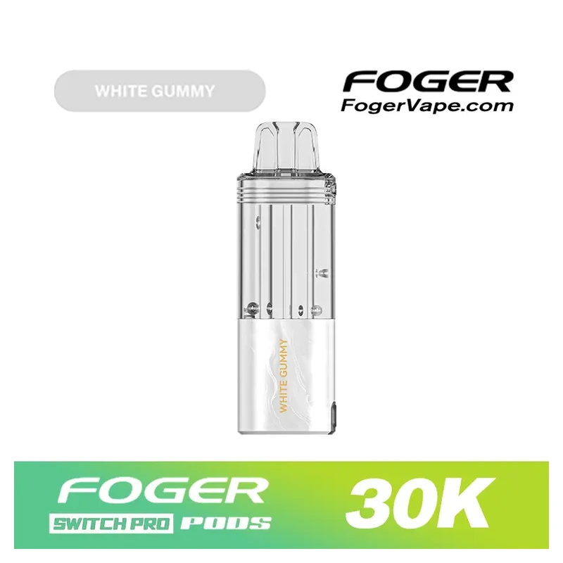 FOGER Switch Pro 30K Replacement Pod 5% 19ml WHITE GUMMY
