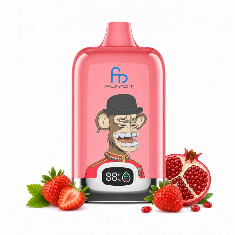 FUMOT Digital Box 12K 2% 20ml STRAWBERRY POMP (POMEGRANATE)