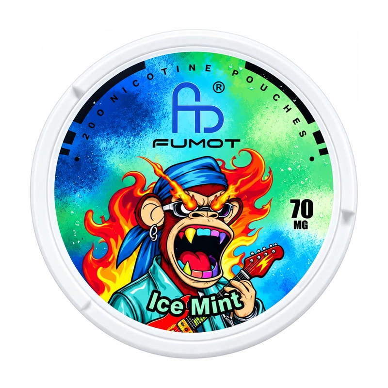 FUMOT Nicotine Pouches · 20 pouches ICE MINT · 70 MG