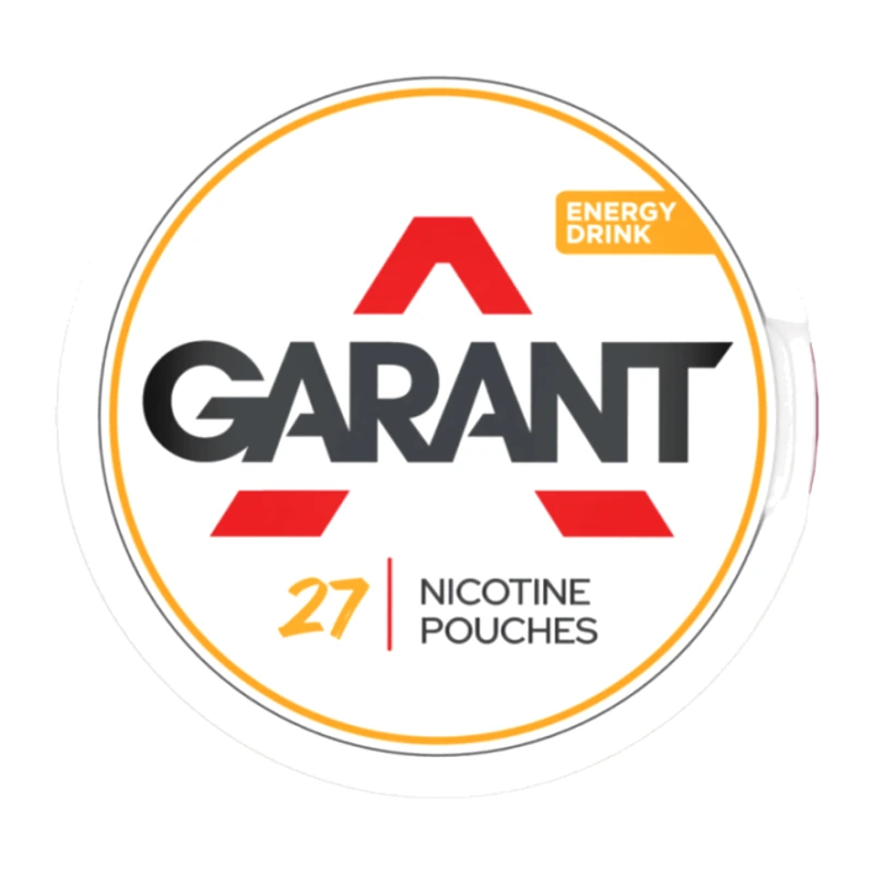 Garant Nicotine Pouches · 27 pouches ENERGY DRINK
