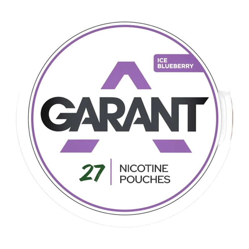 Garant Nicotine Pouches · 27 pouches ICE BLUEBERRY LIGHT
