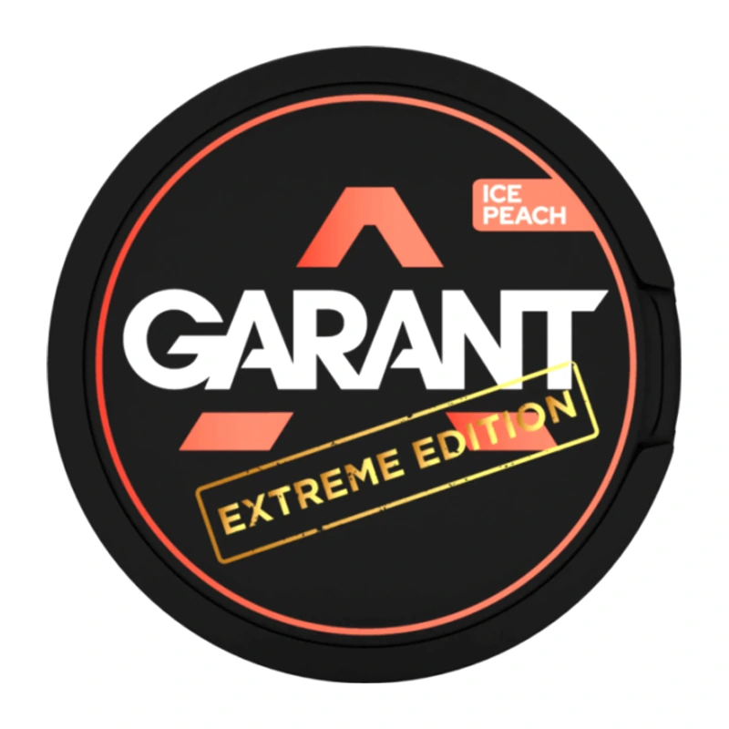 Garant Nicotine Pouches · 27 pouches ICE PEACH EXTREME