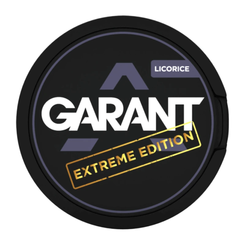 Garant Nicotine Pouches · 27 pouches LICORICE EXTREME