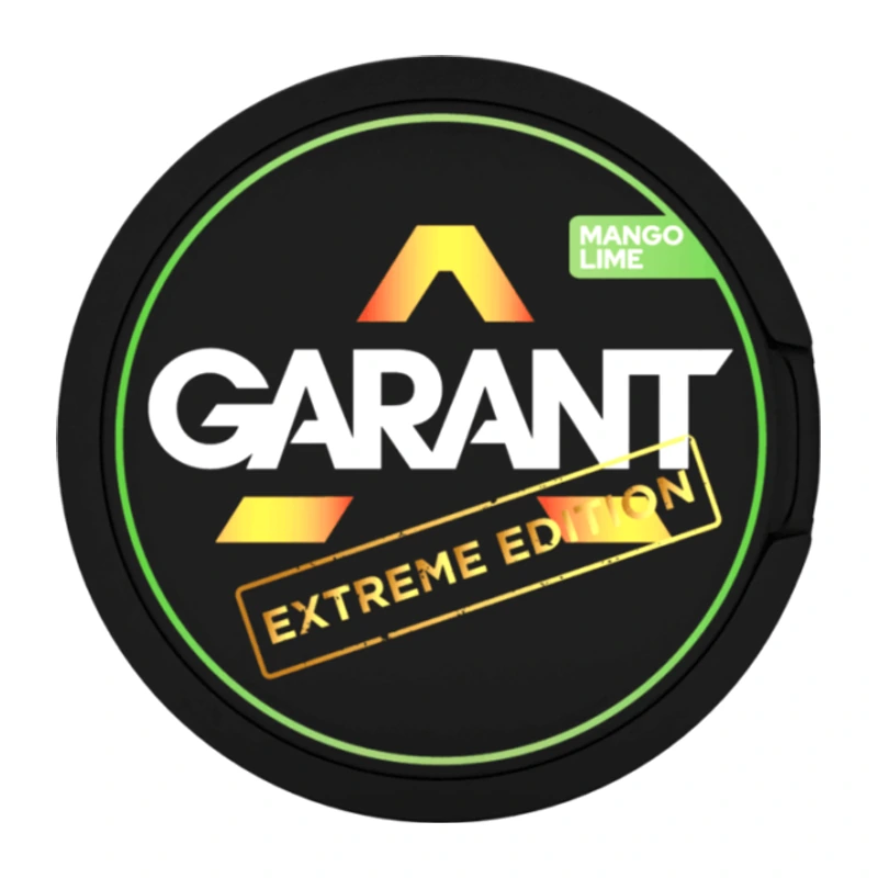 Garant Nicotine Pouches · 27 pouches MANGO LIME EXTREME