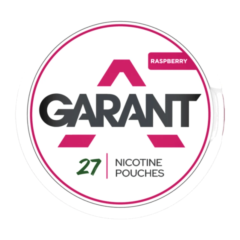 Garant Nicotine Pouches · 27 pouches RASPBERRY