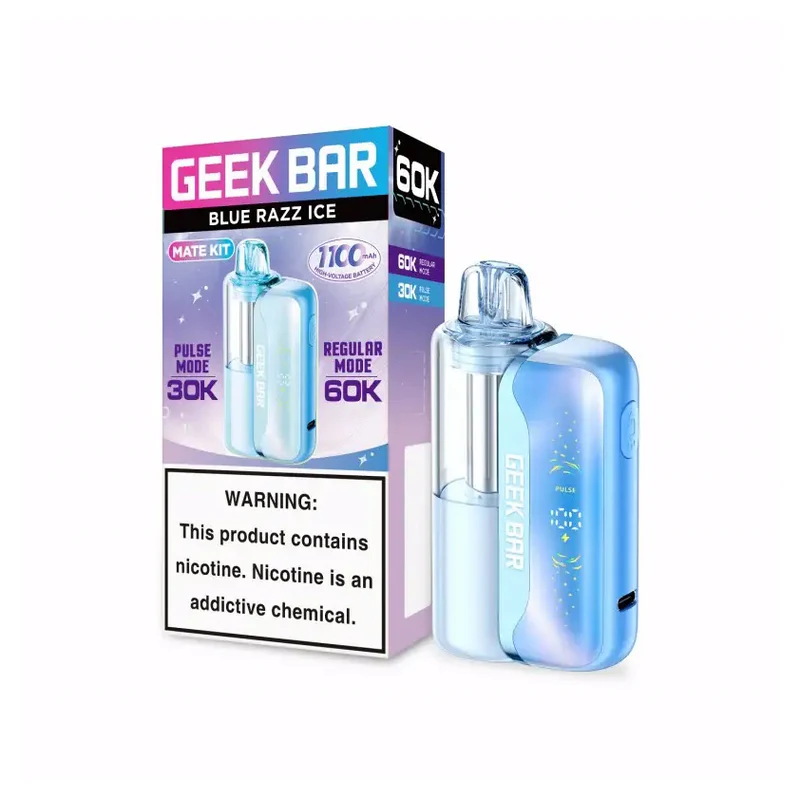 Geek Bar MATE 60K Kit 5% 15ml BLUE RAZZ ICE
