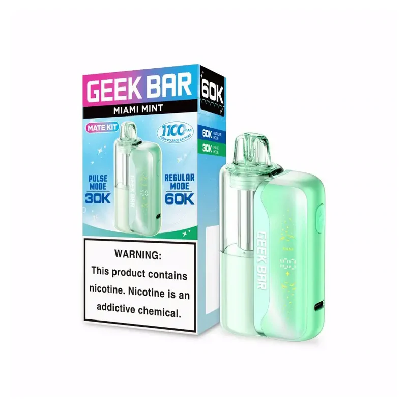 Geek Bar MATE 60K Kit 5% 15ml MIAMI MINT