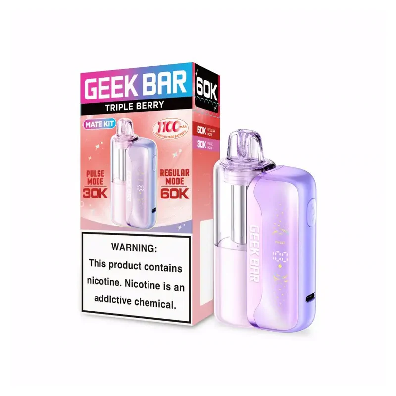 Geek Bar MATE 60K Kit 5% 15ml TRIPLE BERRY