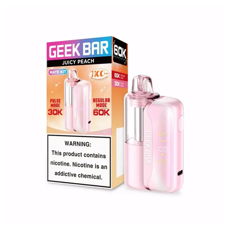 Geek Bar MATE 60K Prefilled Pod System 5% 15ml JUICY PEACH
