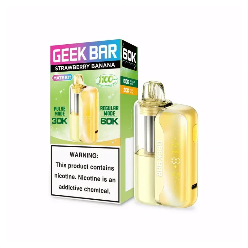 Geek Bar MATE 60K Prefilled Pod System 5% 15ml STRAWBERRY BANANA