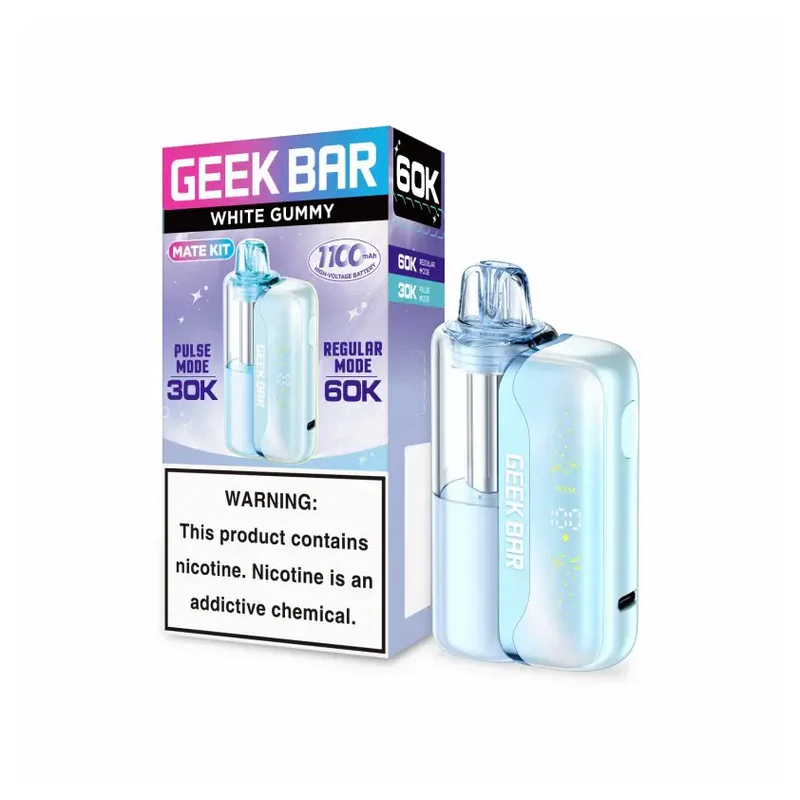 Geek Bar MATE 60K Prefilled Pod System 5% 15ml WHITE GUMMY