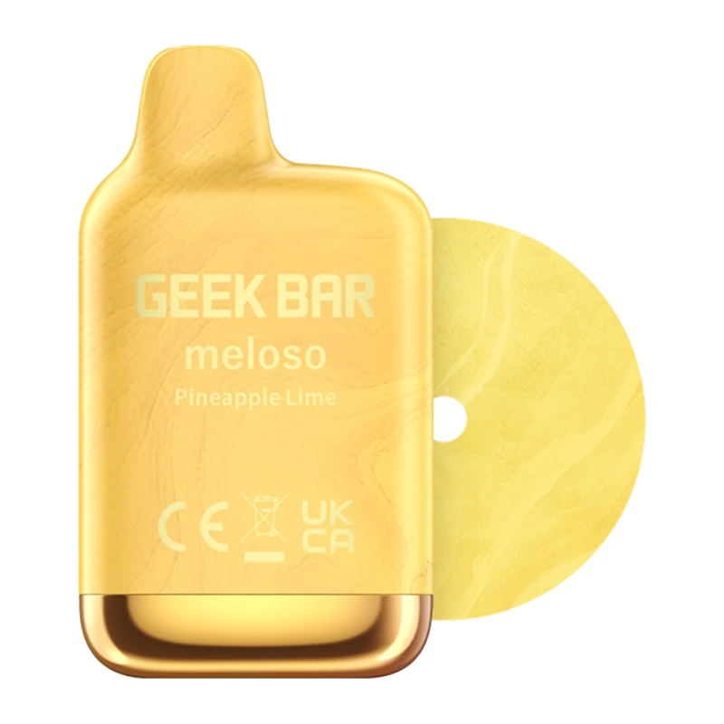 Geek Bar Meloso MINI 1500 Disposable Vape 5% 5ml PINEAPPLE LIME