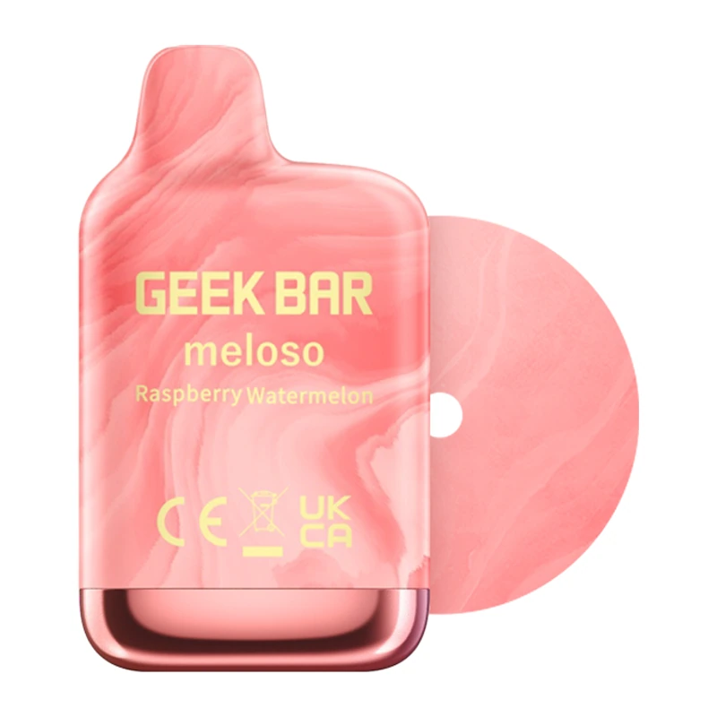 Geek Bar Meloso MINI 1500 Disposable Vape 5% 5ml RASPBERRY WATERMELON
