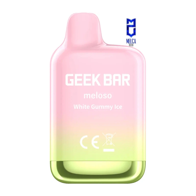 Geek Bar Meloso MINI 1500 Disposable Vape 5% 5ml WHITE GUMMY ICE