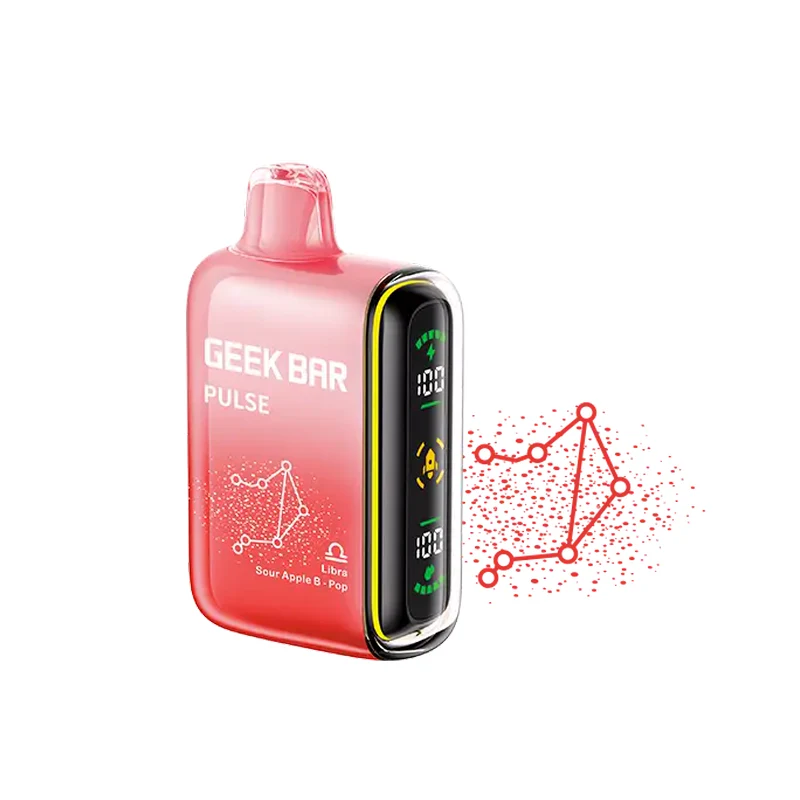 Geek Bar PULSE 15K 5% 16ml SOUR APPLE BLOW POP (LIBRA)