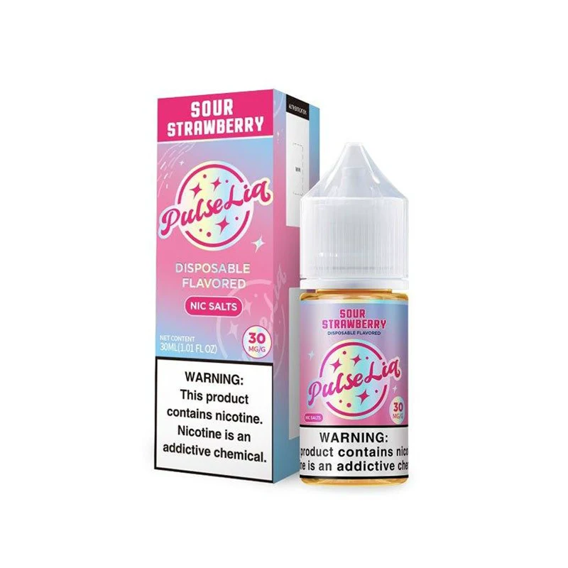 Geek Bar Pulse Liq Salt E-Liquid 30ml SOUR STRAWBERRY