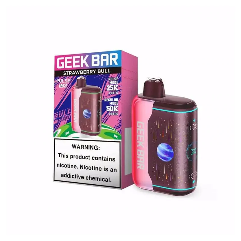 Geek Bar PULSE X 2 50K 5% STRAWBERRY BULL