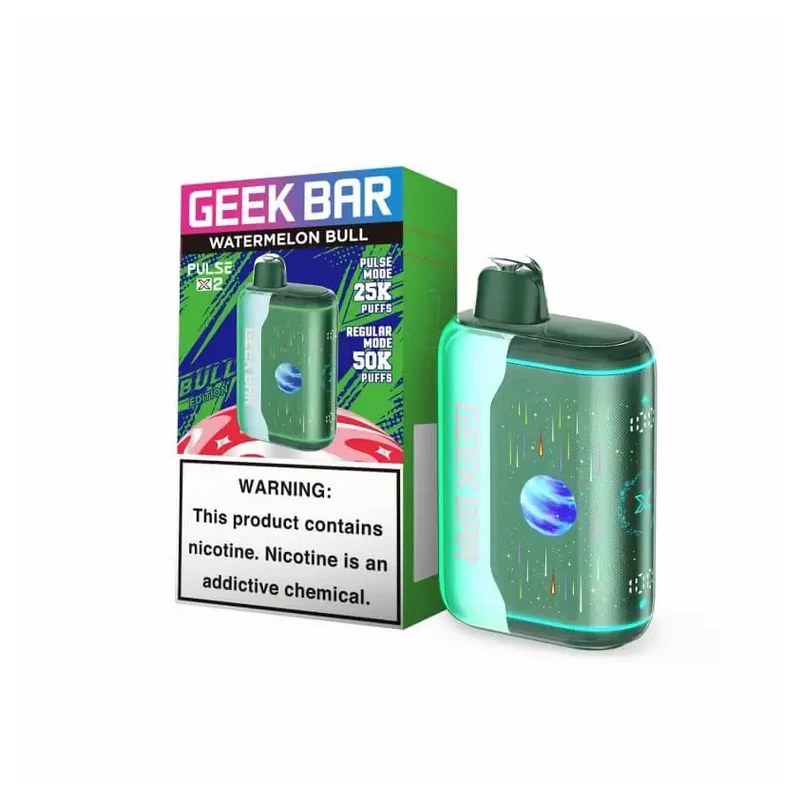 Geek Bar PULSE X 2 50K 5% WATERMELON BULL
