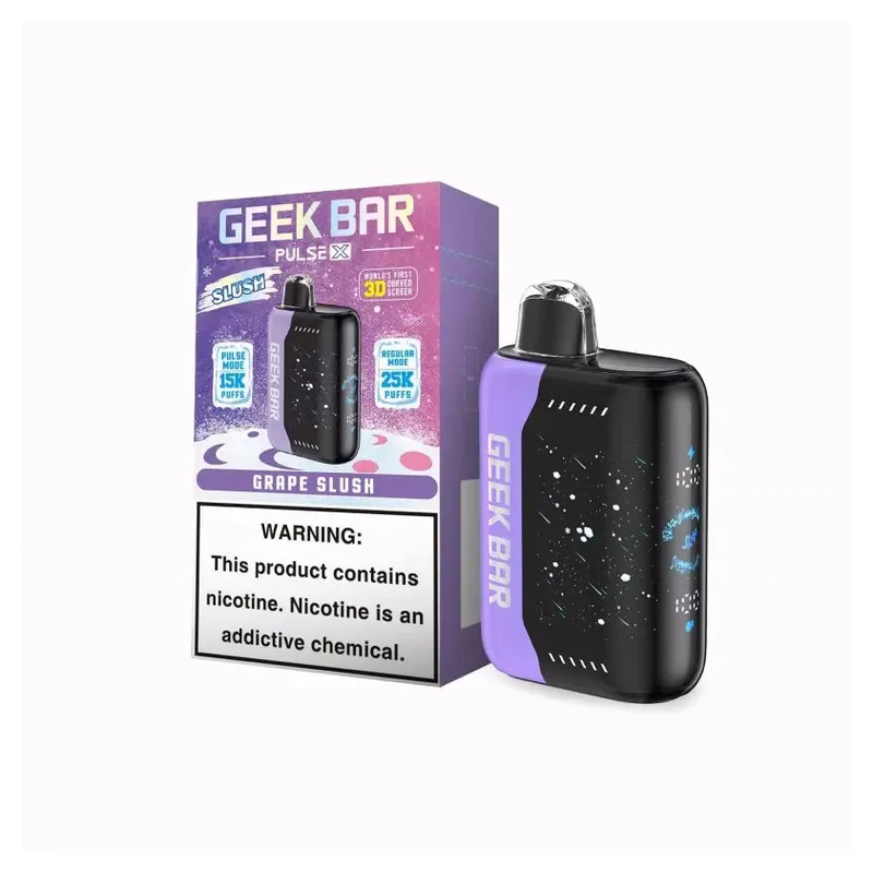 Geek Bar PULSE X 25K 5% 18ml GRAPE SLUSH❄SLUSH EDITION❄
