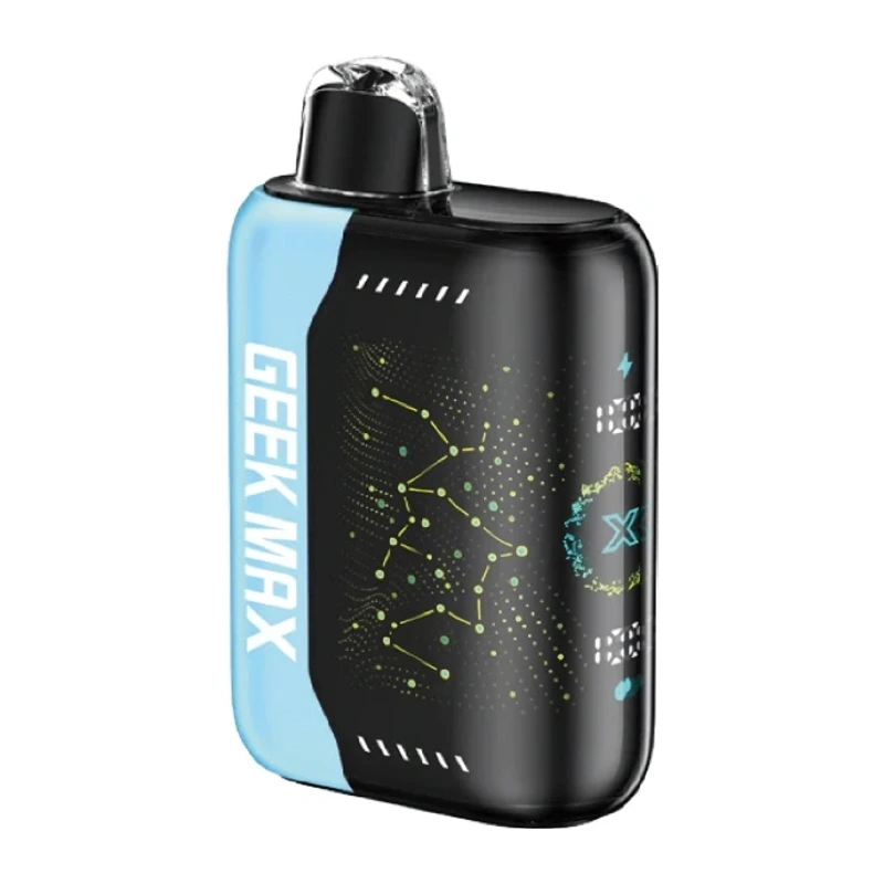 Geek Max 30000 Puffs Disposable Vape 5% 18ml BLUE RAZZ ICE
