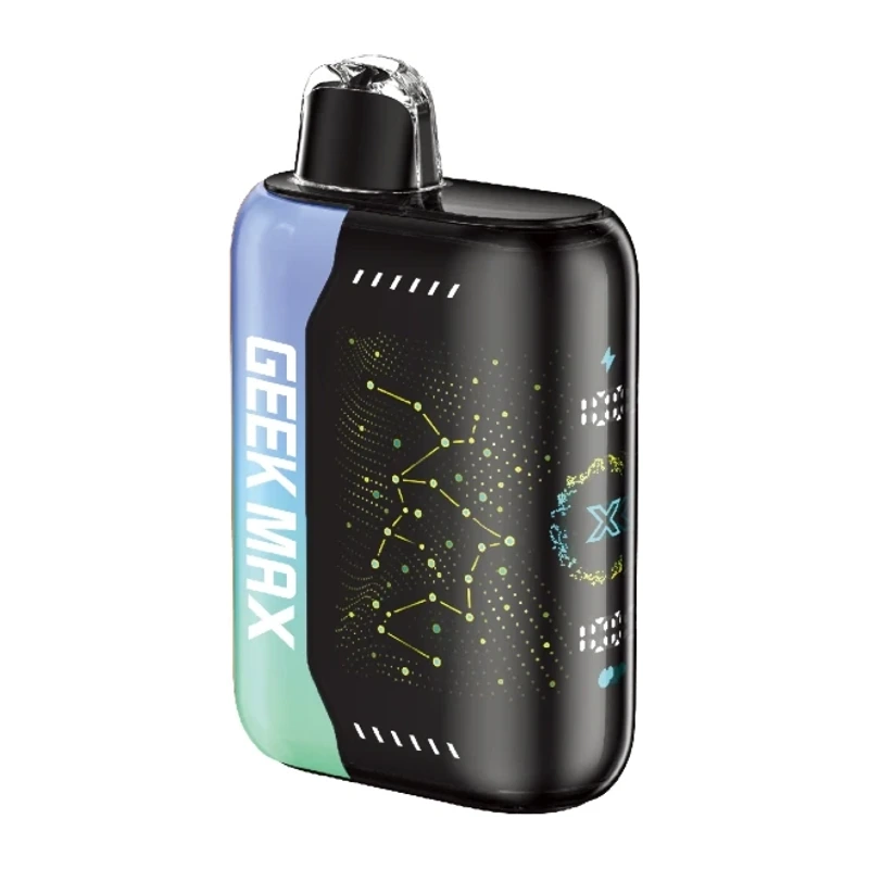 Geek Max 30000 Puffs Disposable Vape 5% 18ml RASPBERRY PEACH LIME FREEZE