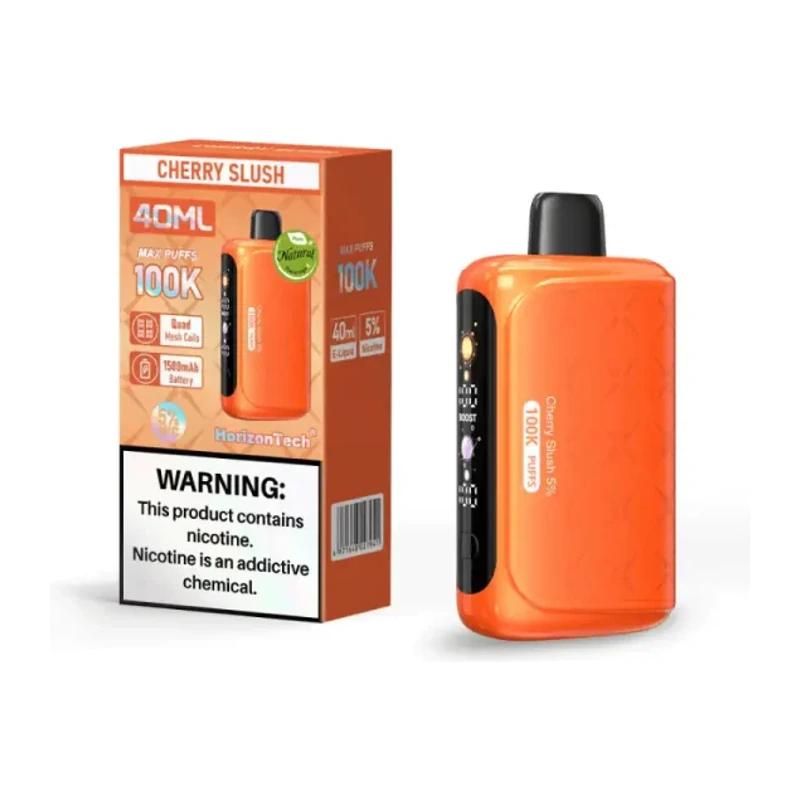 HorizonTech 100K Disposable Vape 5% 40ml CHERRY SLUSH