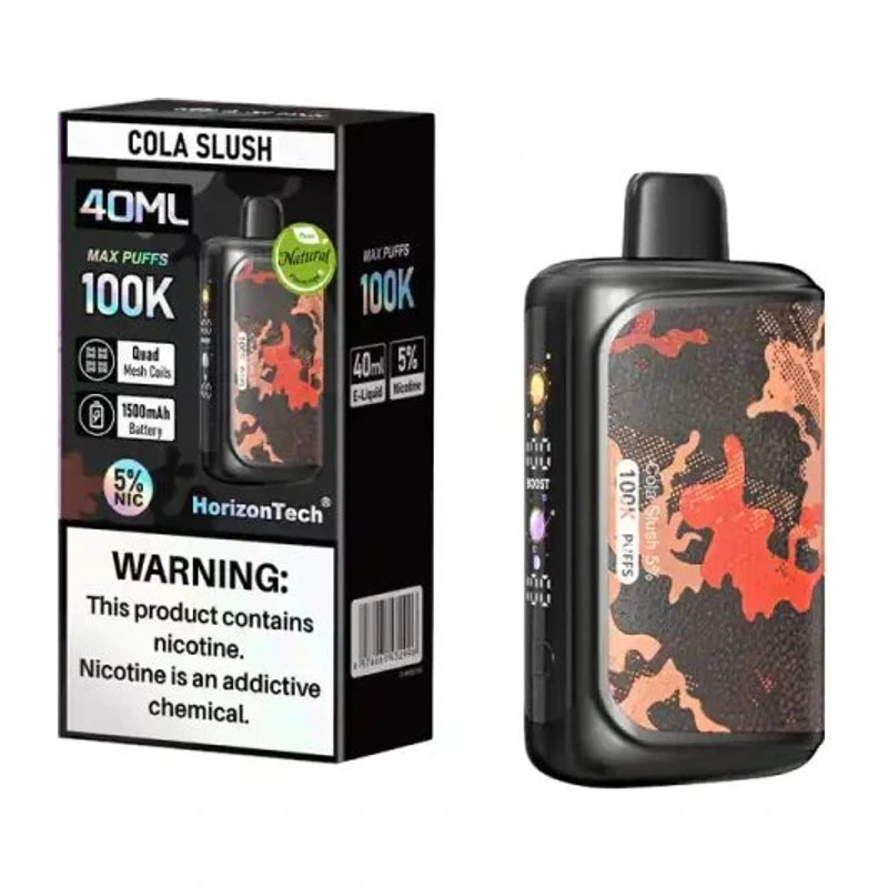 HorizonTech 100K Disposable Vape 5% 40ml COLA SLUSH