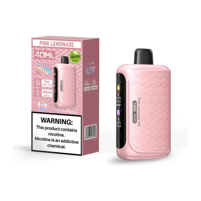HorizonTech 100K Disposable Vape 5% 40ml PINK LEMONADE