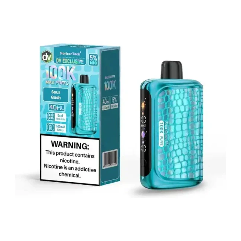 HorizonTech 100K Disposable Vape 5% 40ml SOUR GUSH